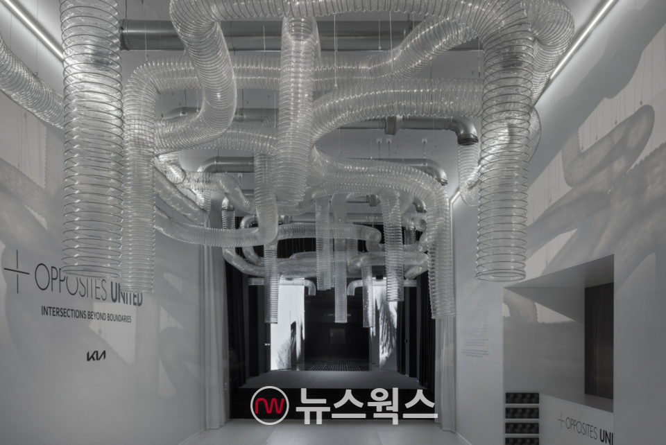 기아의 밀라노 디자인 위크 전시 공간. (사진제공=기아)