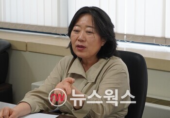 이은애 '씨즈' 이사장. (사진=백종훈 기자)