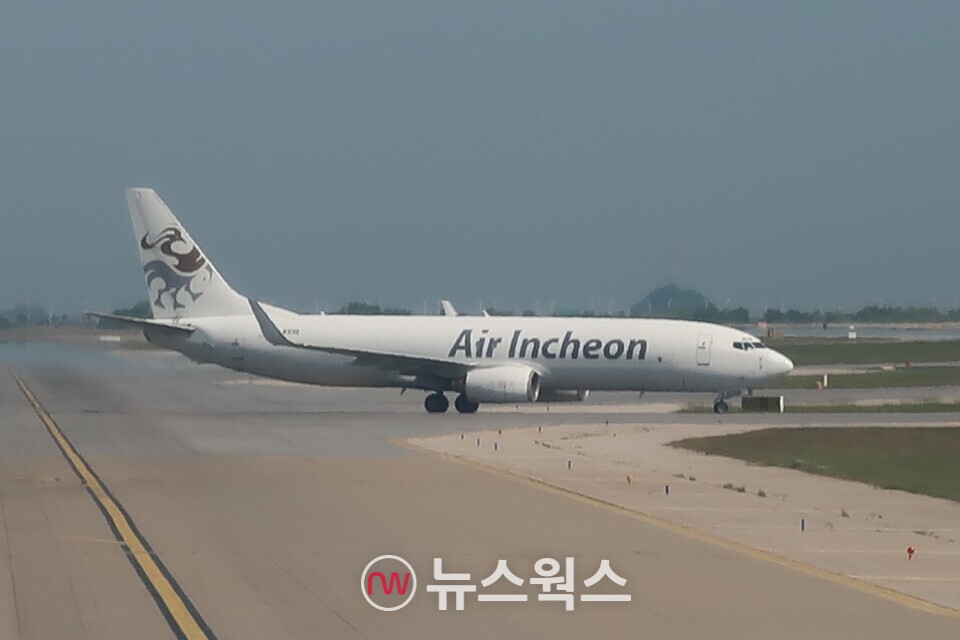 에어인천 항공기. (사진=정민서 기자)