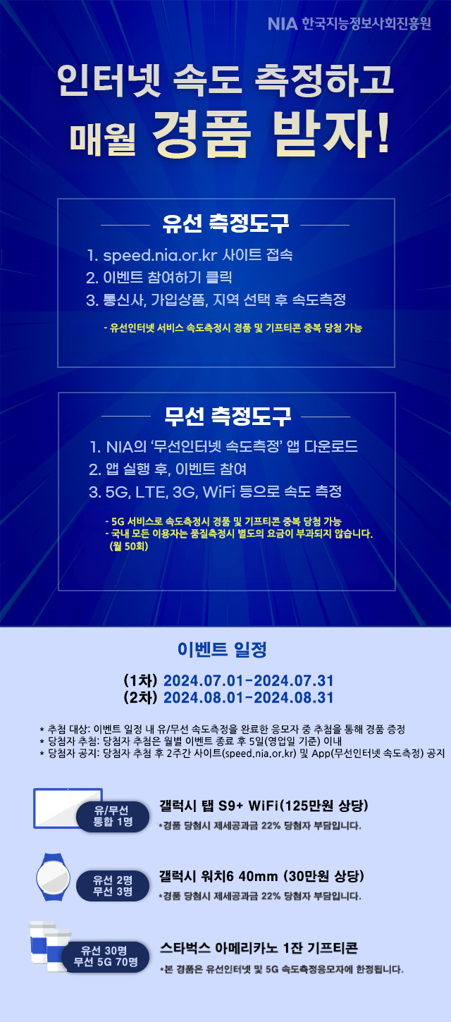 오늘부터 무선인터넷 속도측정 공짜…과기정통부, 데이터 사용량 차감 면제 < IT/과학 < 산업 < 기사본문 - 뉴스웍스