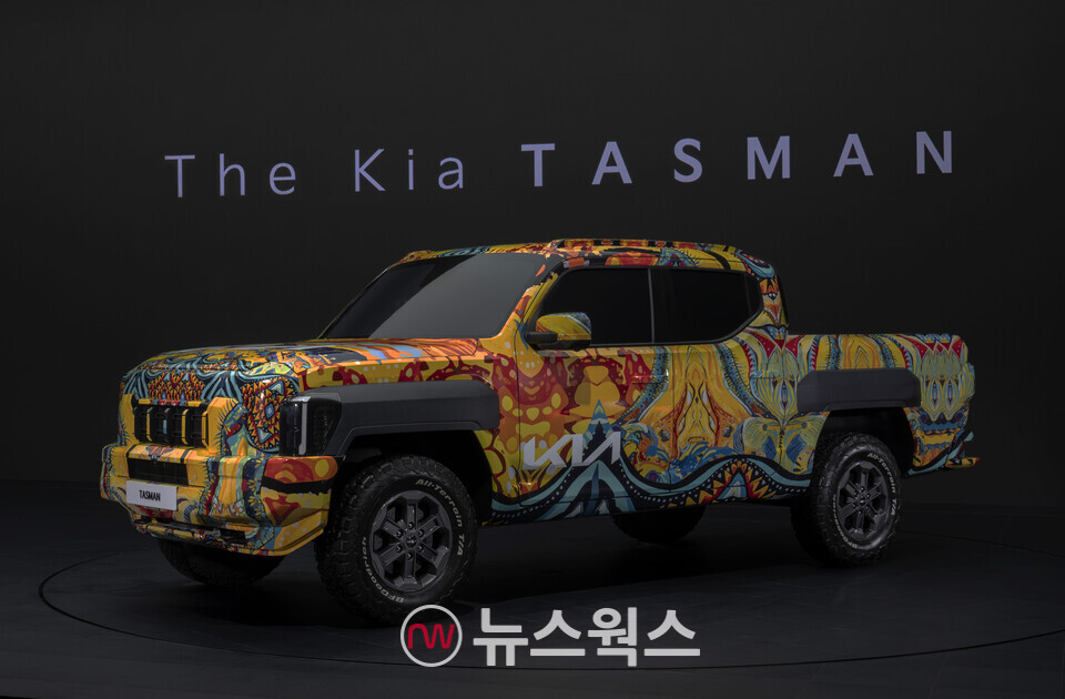 기아 첫 정통 픽업트럭 '더 기아 타스만'. (사진제공=기아)