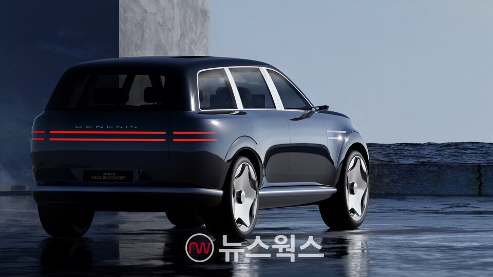 제네시스 초대형 전동화 SUV ‘네오룬’ 콘셉트 외관. (사진제공=현대차)