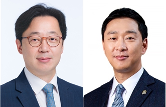 김민영(왼쪽) 사장, 정재훈 사장 (사진제공=동아쏘시오그룹)