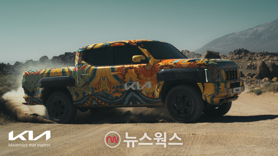 더 기아 타스만’의 개발 과정을 담은 영상 '원 모어 라운드'의 한 장면. (사진제공=기아)