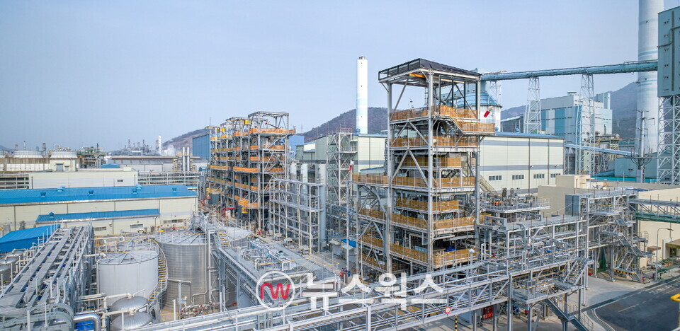 LG화학 여수 CNT 1·2·3공장 전경. (사진제공=LG화학)