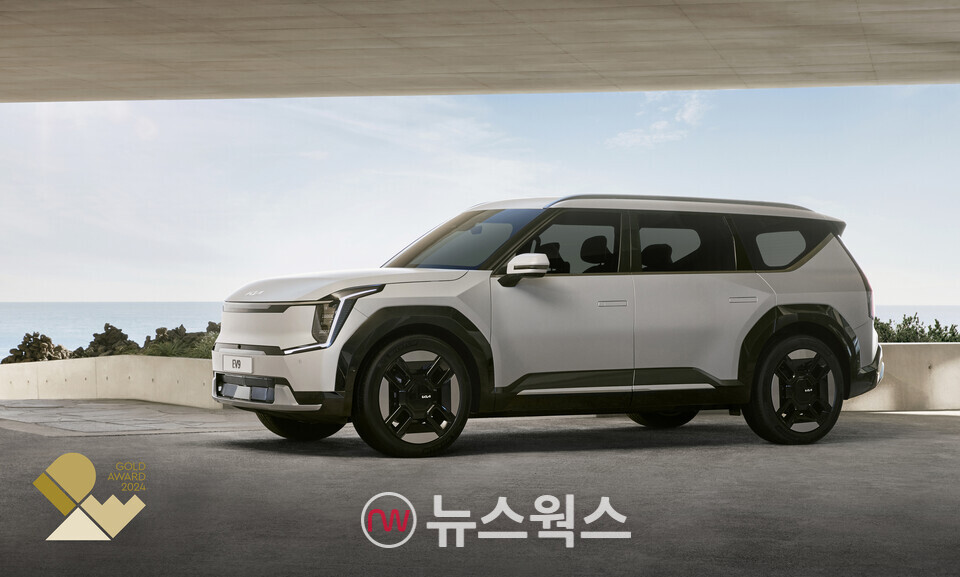 미국 산업디자인협회가 주관하는 '2024 IDEA 디자인 어워드'에서 금상을 수상한 기아 EV9. (사진제공=현대차그룹)