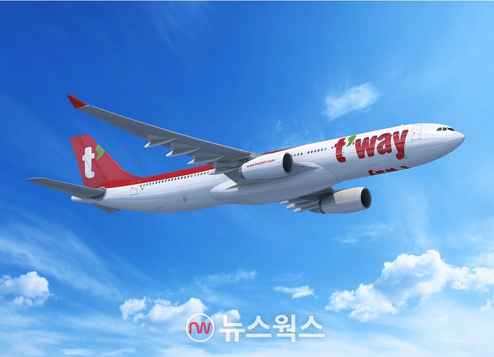 티웨이항공 항공기. (사진제공=티웨이항공)