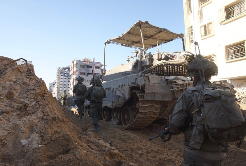 가자지구로 향하고 있는 이스라엘군. (출처=IDF SNS)