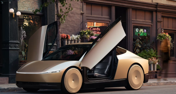 테슬라가 '위, 로봇' 행사에서 공개한 로보택시 '사이버캡' 시제품. (출처=테슬라 홈페이지)