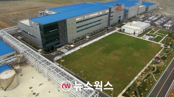 SK온 서산 배터리 공장 전경. (사진제공=SK이노베이션)