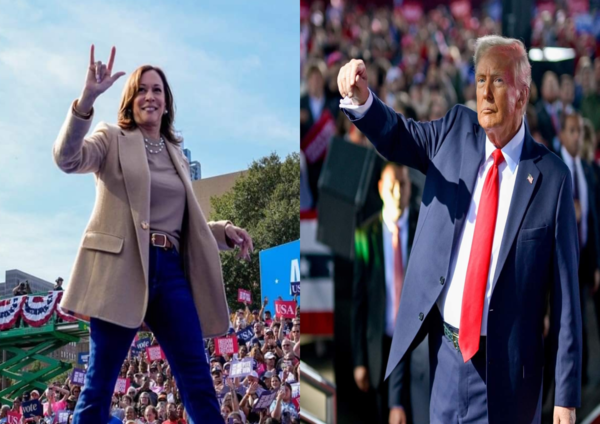 도널드 트럼프(오른쪽) 전 미국 대통령과 카멀라 해리스 부통령. (출처=도널드 트럼프·카멀라 해리스 SNS)