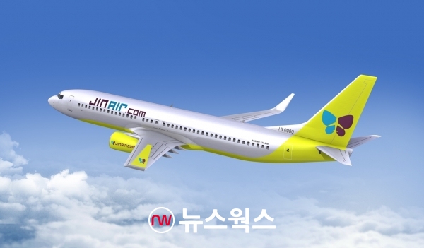 진에어 항공기. (사진제공=진에어)