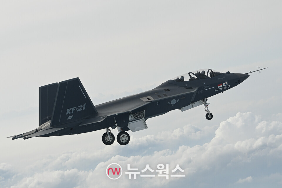 KF-21 시제 6호기. (사진제공=KAI)