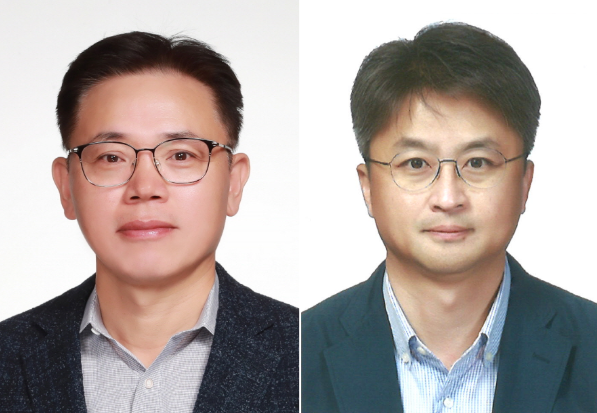 김동춘(왼쪽)·장기룡 LG화학 신임 부사장. (사진제공=LG화학)