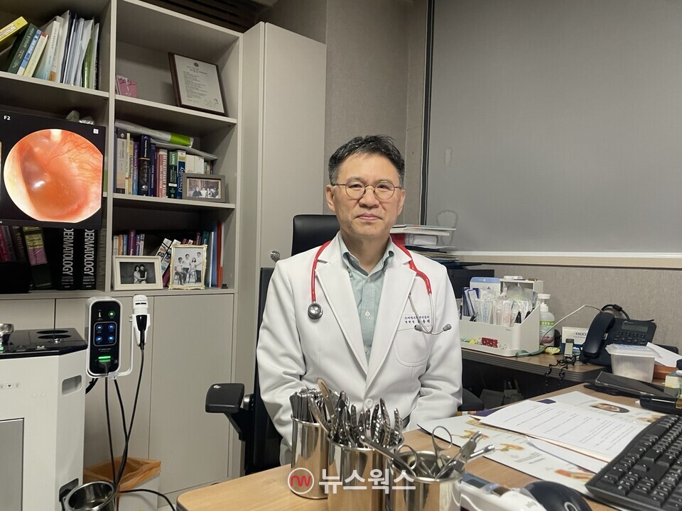 최용재 대한소아청소년병원협회 회장. (사진=김다혜 기자)