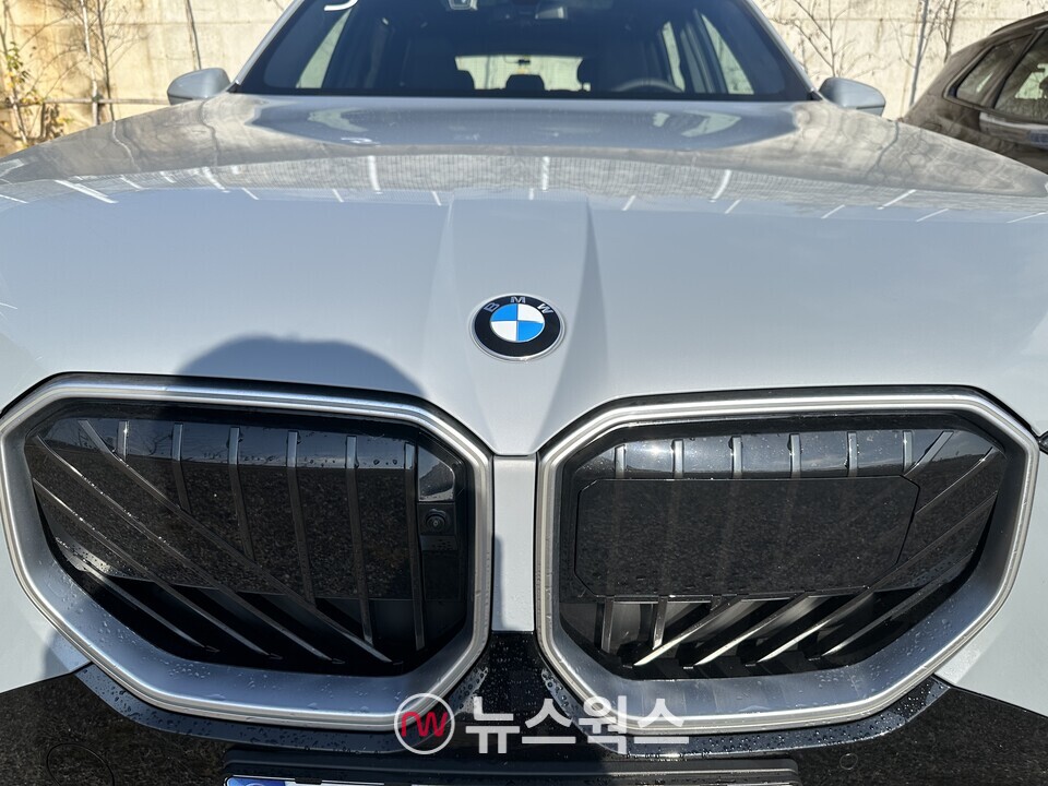 BMW '뉴 X3 20 xDrive'의 키드니 그릴. (사진=정현준 기자)
