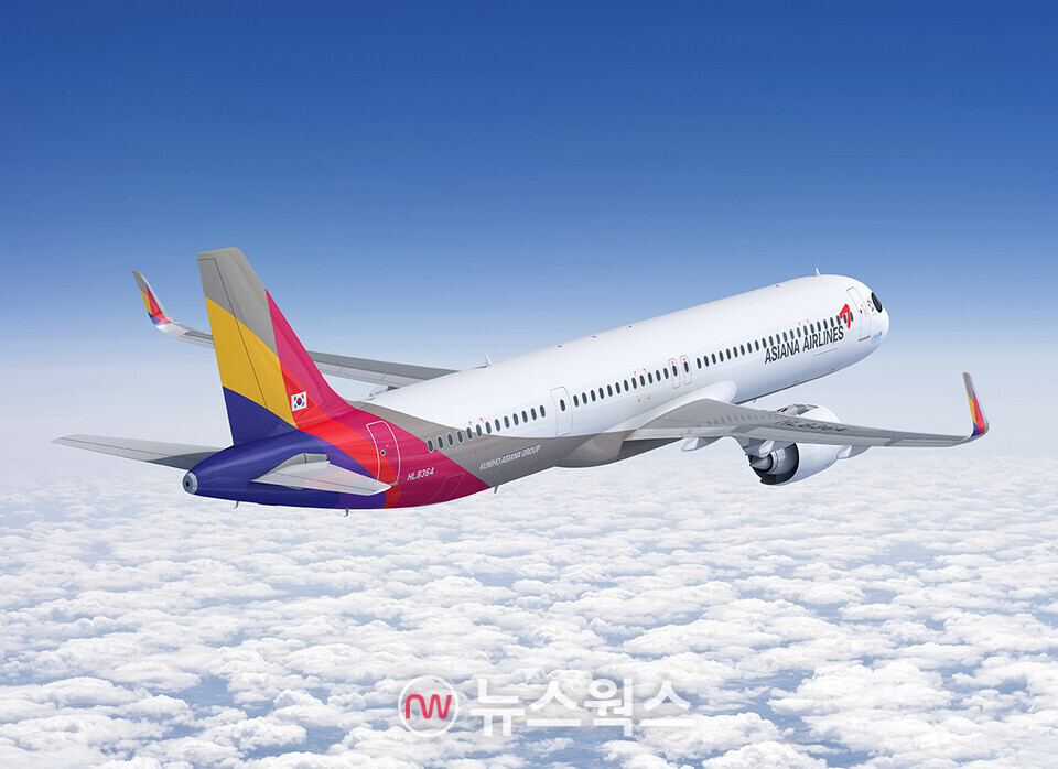 아시아나항공 'A321NEO'. (사진제공=아시아나항공)