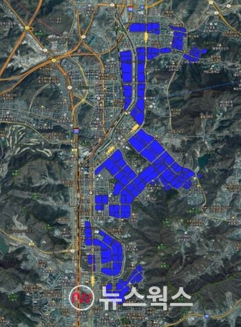 성남시 토지거래허가구역. (사진제공=경기도)