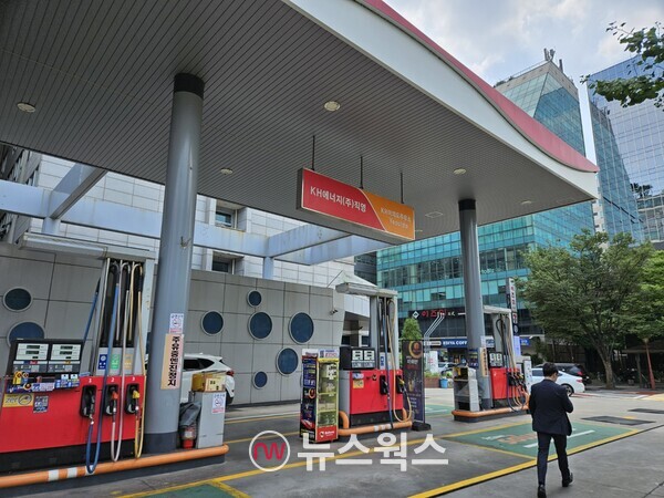 주유소 전경. (사진=차진형 기자)