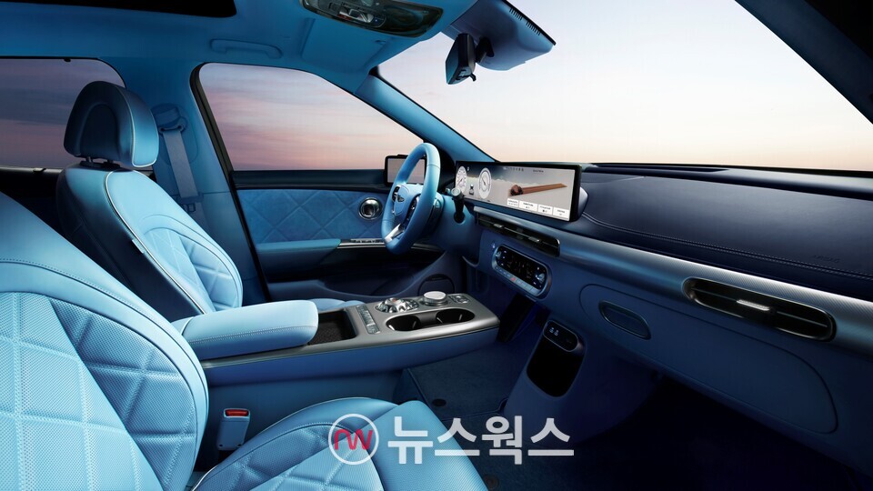 제네시스 'GV60 부분변경 모델'의 실내. (사진제공=제네시스)