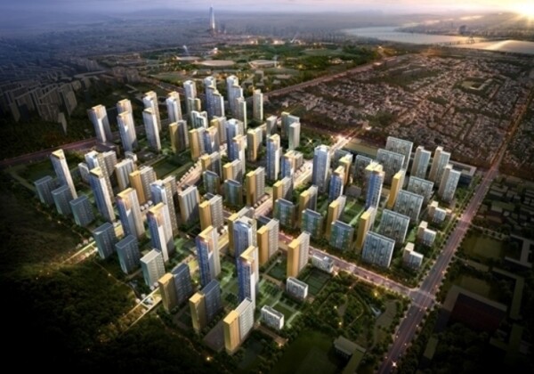 둔촌주공 재건축 단지 조감도 (사진제공=서울시)