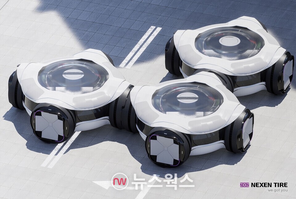 넥센타이어의 '미래형 컨셉타이어 우수작 이미지'. (사진제공=넥센타이어)