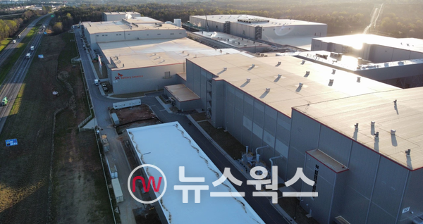 SK온의 미국 조지아주 공장 전경. (사진제공=SK온)
