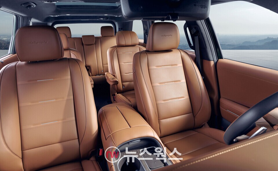 현대차의 '디 올 뉴 팰리세이드' 실내. (사진제공=현대차)