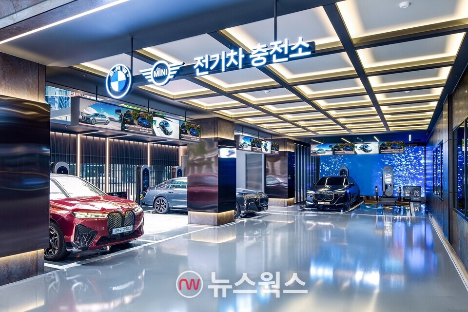 BMW 차징 허브 라운지. (사진제공=BMW코리아)