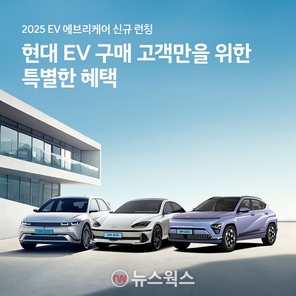 16일 현대차가 혜택과 보장을 강화한 '2025 EV 에브리 케어' 서비스를 출시했다. (사진제공=현대차)