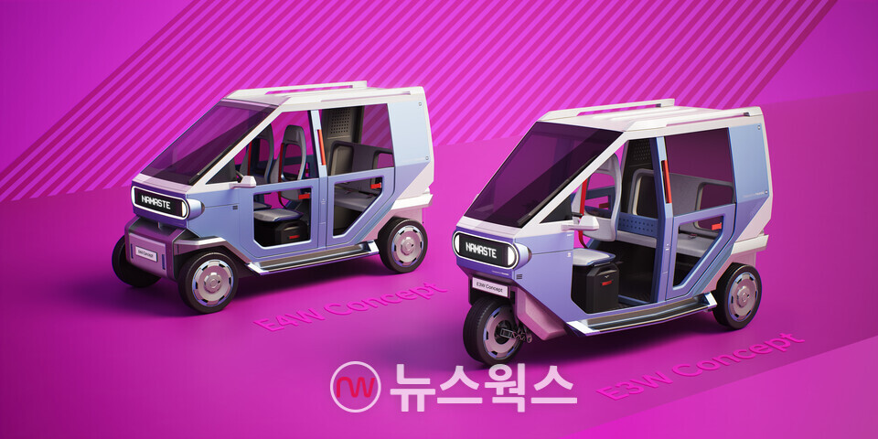 3륜 및 마이크로 4륜 EV 콘셉트 이미지. (사진제공=현대차)