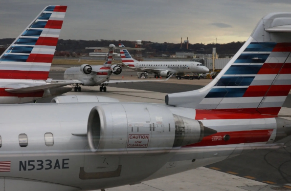 아메리칸 항공 여객기 (출처=뉴욕타임스 캡처)