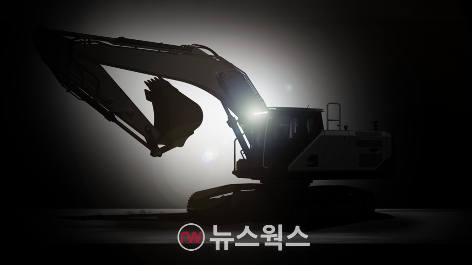 HD현대의 '차세대 신모델 티저 이미지'. (사진제공=HD현대사이트솔루션)