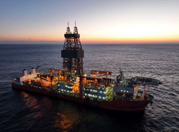  '대왕고래 시추선' 웨스트 카펠라호. (사진제공=산업부)