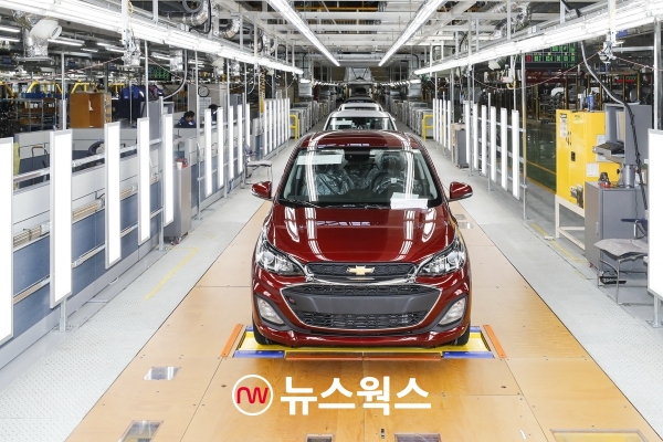 한국지엠 창원 조립공장의 모습. (사진제공=한국지엠)