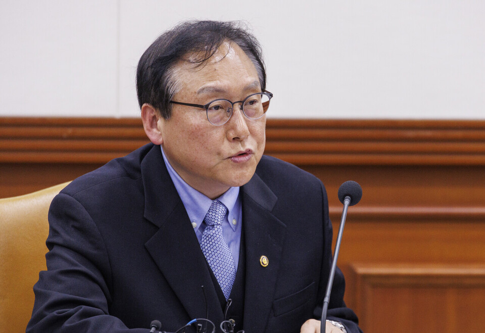 정인교 통상교섭본부장. (사진제공=산업부)