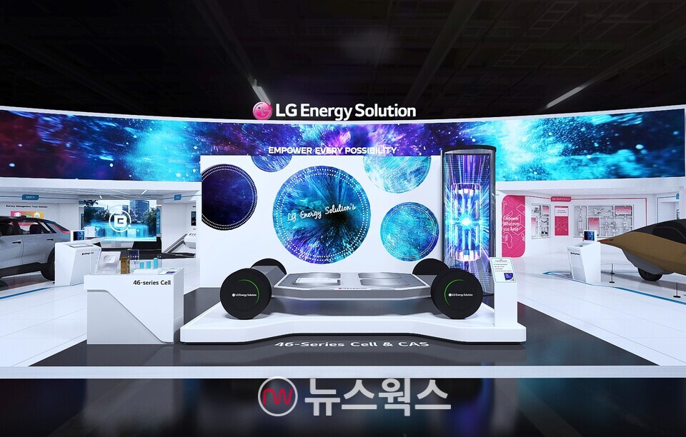 '인터배터리(INTERBATTERY) 2025' LG에너지솔루션의 부스 조감도. (사진제공=LG에너지솔루션)