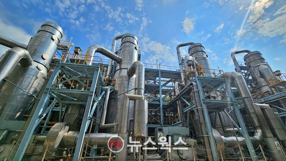 영풍 석포제련소 폐수 재이용 시설. (사진제공=영풍)
