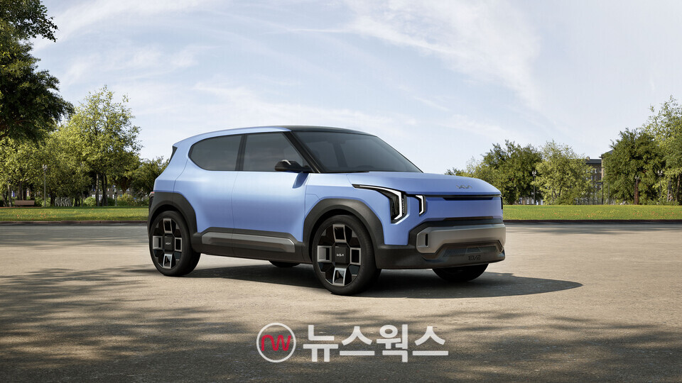 기아의 해외 전략형 소형 SUV 콘셉트 모델인 '콘셉트 EV2'. (사진제공=기아)
