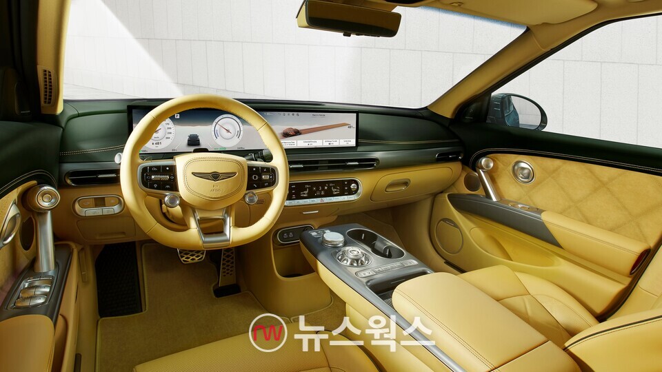 제네시스 'GV60 부분변경'의 1열. (사진제공=제네시스)