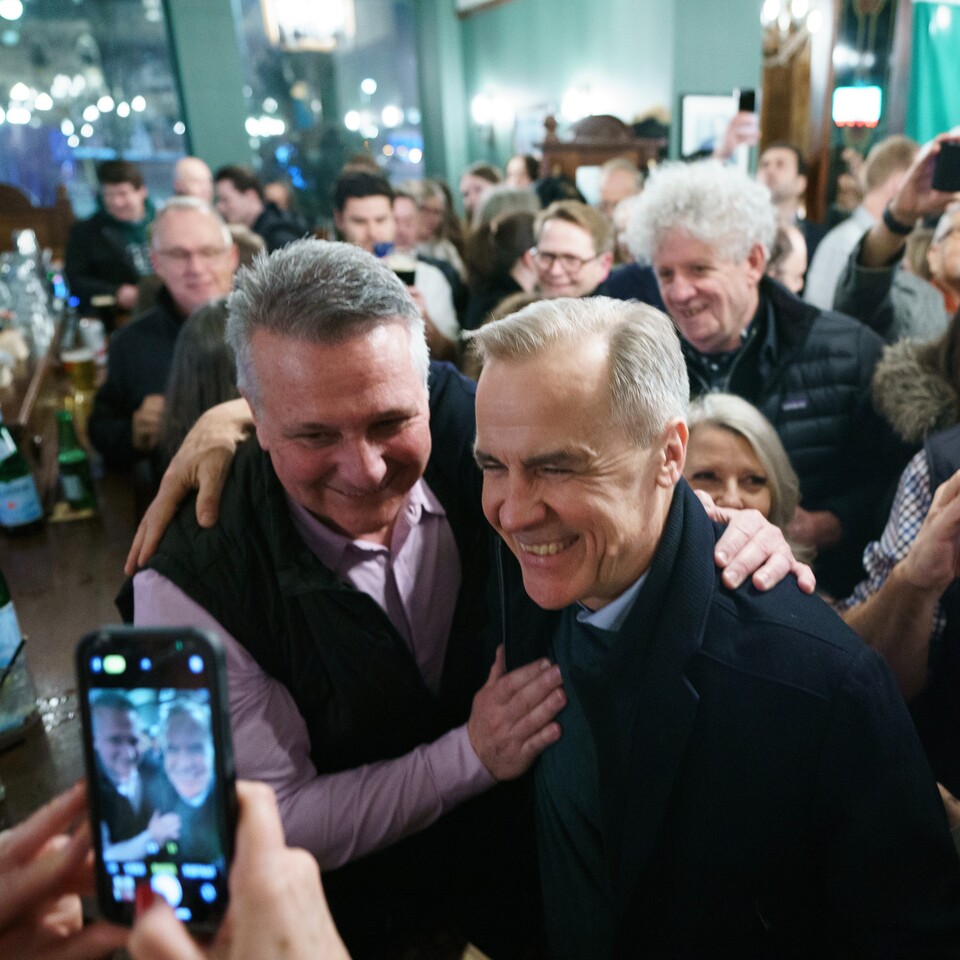 마크 카니(가운데) 캐나다 자유당 대표 당선자. (출처=마크 카니 엑스)