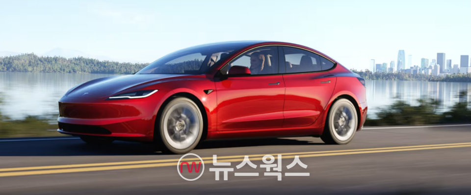 테슬라 '모델3'. (출처=테슬라 홈페이지)