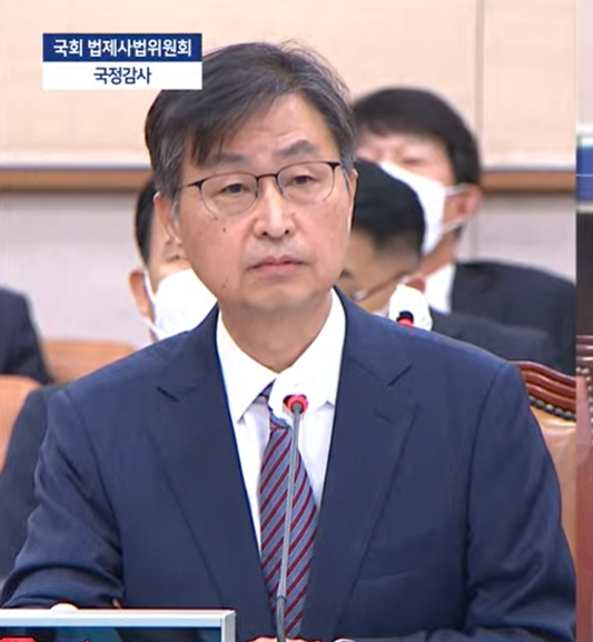 최재해 감사원장이 11일 국회 국정감사에서 의원들의 질의에 답변하고 있다. (사진=국회방송 캡처)