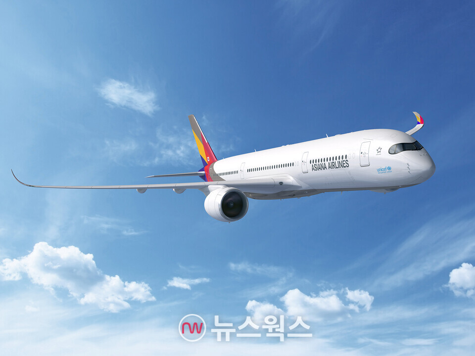 아시아나항공 A350. (사진제공=아시아나항공)