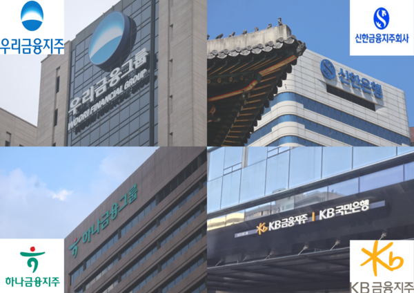 4대 금융지주 본사. (사진=박성민 기자)