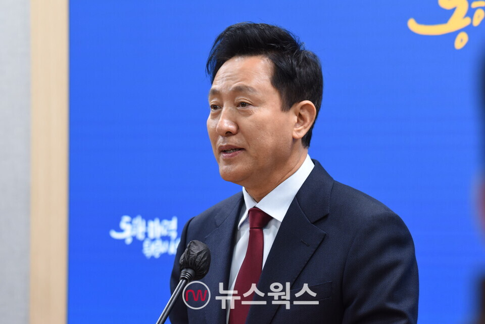 오세훈 서울시장. (사진=원성훈 기자)