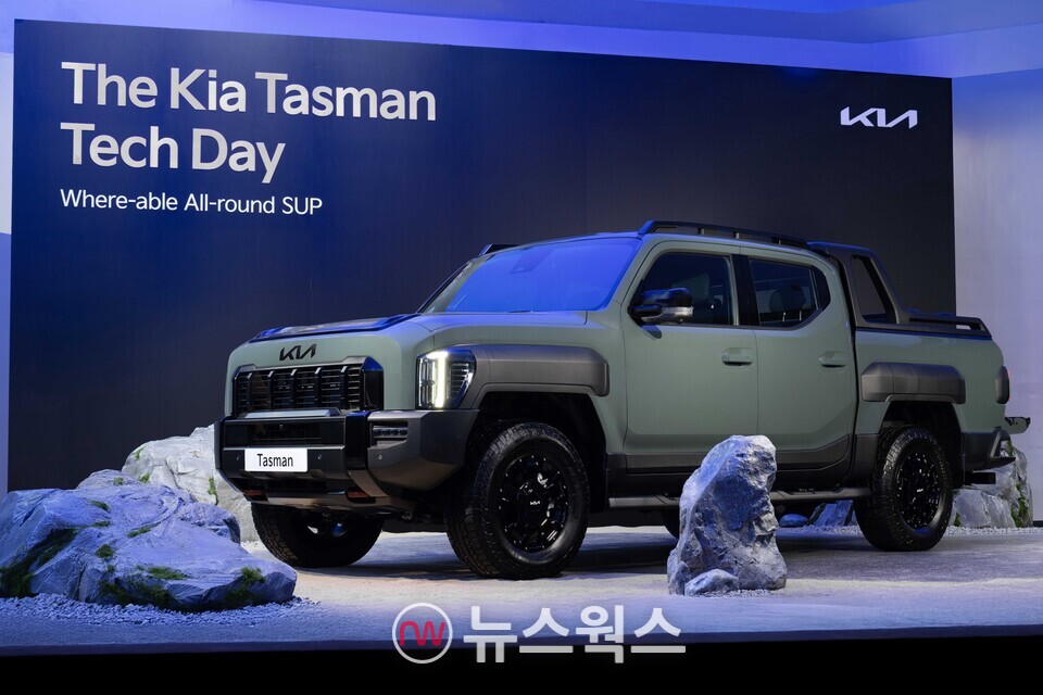 기아의 첫 픽업트럭인 '더 기아 타스만'. (사진제공=기아)