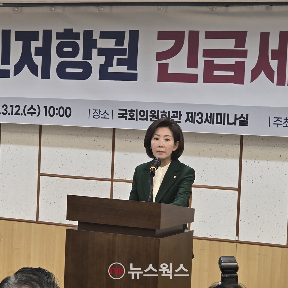나경원 국민의힘 의원. (사진=원성훈 기자)
