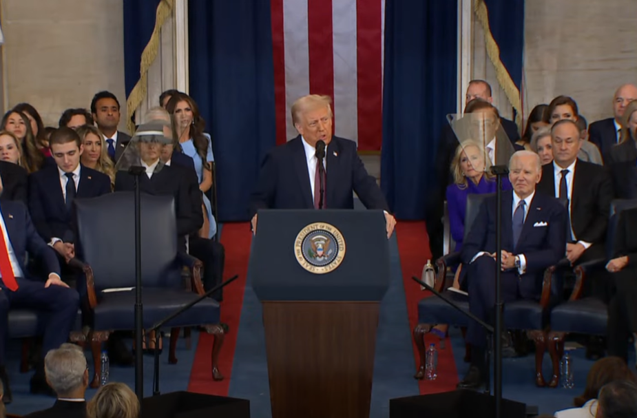 도널드 트럼프 미국 대통령이 의회에서 연설하고 있다. (출처=도널드 트럼프 유튜브 채널)