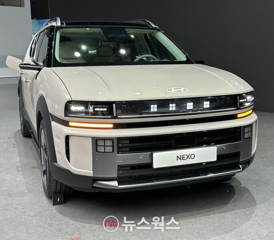 현대차의 신형 수소전기차 '디 올 뉴 넥쏘'. (사진=정현준 기자)